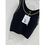 Fortok Chanel Tank Top Black  - 3