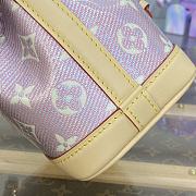 Fortok Louis Vuitton Nano Noé Bag Pink M82427 13x16x10cm - 4