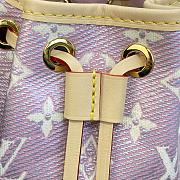 Fortok Louis Vuitton Nano Noé Bag Pink M82427 13x16x10cm - 2