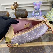 Fortok Louis Vuitton Side Trunk Bag Pink M22842 21x14x6cm - 3