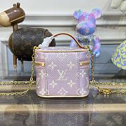Fortok Louis Vuitton Micro Vanity Bag Pink M82527 11x10x8cm - 5