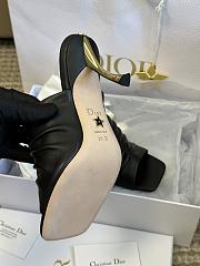Fortok Dior D-Fame Open-Toe Pumps Black - 3
