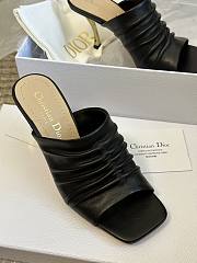 Fortok Dior D-Fame Open-Toe Pumps Black - 6