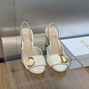 Dior Heel Slingbacks White/Black/Beige/Pink - 1