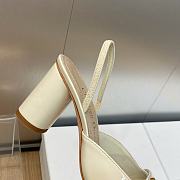 Dior Heel Slingbacks White/Black/Beige/Pink - 2
