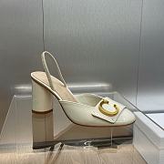Dior Heel Slingbacks White/Black/Beige/Pink - 4