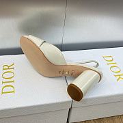 Dior Heel Slingbacks White/Black/Beige/Pink - 5