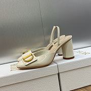 Dior Heel Slingbacks White/Black/Beige/Pink - 6