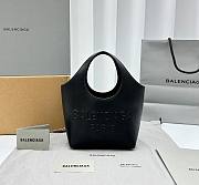 Fortok Balenciaga Mary Kate Tote Bag Black 18×9×26cm - 1