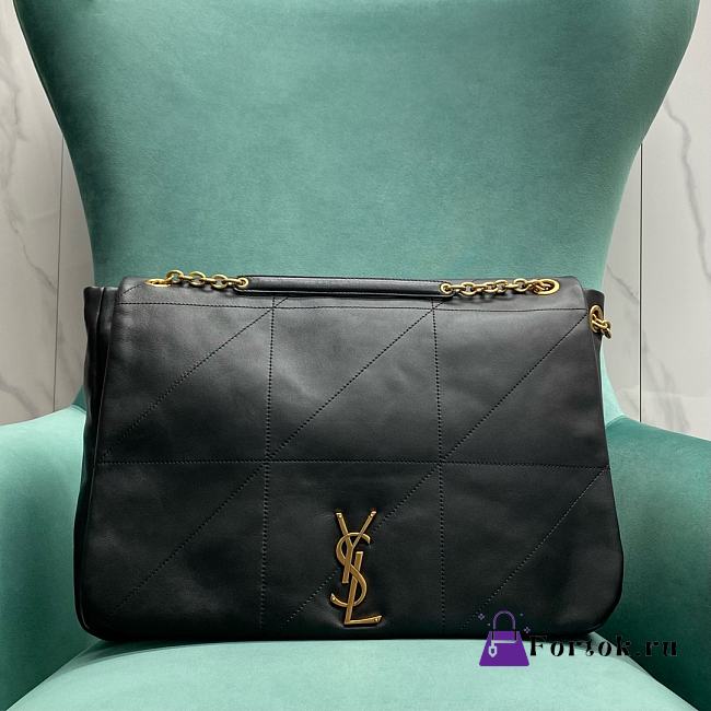 Fortok Saint Black Jamie 4.3 Leather Shoulder Bag 43x9x29cm - 1