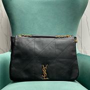 Fortok Saint Black Jamie 4.3 Leather Shoulder Bag 43x9x29cm - 1