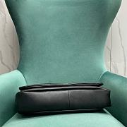 Fortok Saint Black Jamie 4.3 Leather Shoulder Bag 43x9x29cm - 6