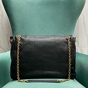 Fortok Saint Black Jamie 4.3 Leather Shoulder Bag 43x9x29cm - 5