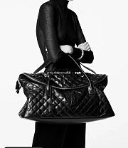 Fortok Saint Laurent Es Giant Travel Bag in Quilted Leather 56x19x50cm - 3