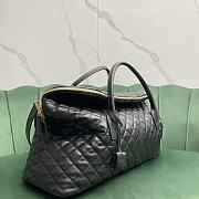 Fortok Saint Laurent Es Giant Travel Bag in Quilted Leather 56x19x50cm - 2