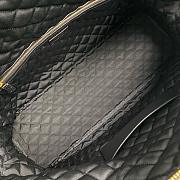Fortok Saint Laurent Es Giant Travel Bag in Quilted Leather 56x19x50cm - 4
