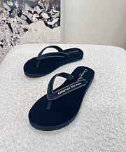 Fortok Dior 23FW Flip Flops Black/Burgundy/Pink/Purple  - 5