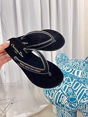 Fortok Dior 23FW Flip Flops Black/Burgundy/Pink/Purple  - 4