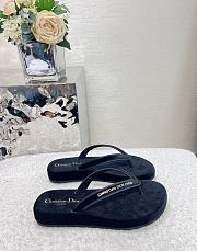 Fortok Dior 23FW Flip Flops Black/Burgundy/Pink/Purple  - 3