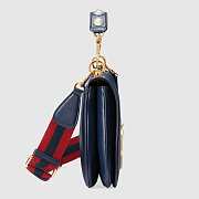Fortok Gucci Blondie Top Handle Bag Blue 29x22x7cm - 6