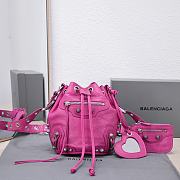 Fortok Balenciaga Le Cagole Bucket Bag Pink 15x20x18cm - 1