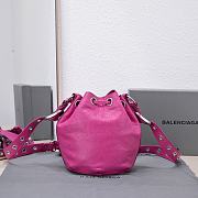 Fortok Balenciaga Le Cagole Bucket Bag Pink 15x20x18cm - 5