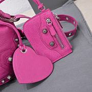 Fortok Balenciaga Le Cagole Bucket Bag Pink 15x20x18cm - 4