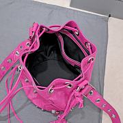 Fortok Balenciaga Le Cagole Bucket Bag Pink 15x20x18cm - 3