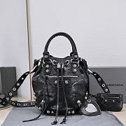 Fortok Balenciaga Le Cagole Bucket Bag Black 30x23x17cm - 1