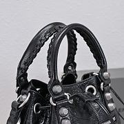 Fortok Balenciaga Le Cagole Bucket Bag Black 30x23x17cm - 6