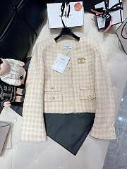 Fortok Chanel Tweed Jacket Beige - 1