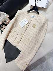 Fortok Chanel Tweed Jacket Beige - 5