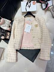 Fortok Chanel Tweed Jacket Beige - 6