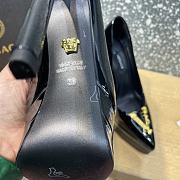 Fortok Versace La Medusa Leather Pumps Black - 5
