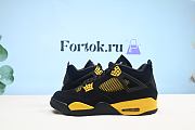 Fortok Nike Air Jordan 4 Retro ‘Thunder’ Black and Yellow - 2