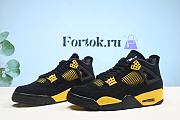Fortok Nike Air Jordan 4 Retro ‘Thunder’ Black and Yellow - 5