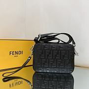 Fortok Fendi Black Camera Case Crossbody Bag 22x5x15cm - 1