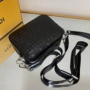 Fortok Fendi Black Camera Case Crossbody Bag 22x5x15cm - 5