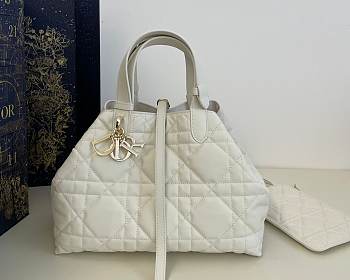 Fortok Dior Toujours Bag White 28.5x19x21cm