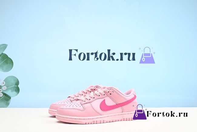 Fortok Nike Dunk Low Triple Pink - 1