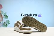 Fortok Bape A Bathing Ape Bapesta Khaki Sneakers - 5