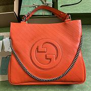 Fortok Gucci Blondie Tote Bag Orange 34.5x41x8cm - 1