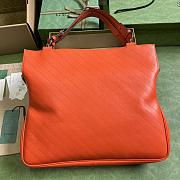 Fortok Gucci Blondie Tote Bag Orange 34.5x41x8cm - 2