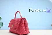 Fortok Chanel Coco Caviar Barbie Pink 29x18x12cm - 6