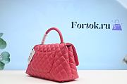 Fortok Chanel Coco Caviar Barbie Pink 29x18x12cm - 5