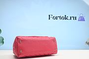 Fortok Chanel Coco Caviar Barbie Pink 29x18x12cm - 4
