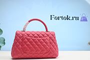 Fortok Chanel Coco Caviar Barbie Pink 29x18x12cm - 3