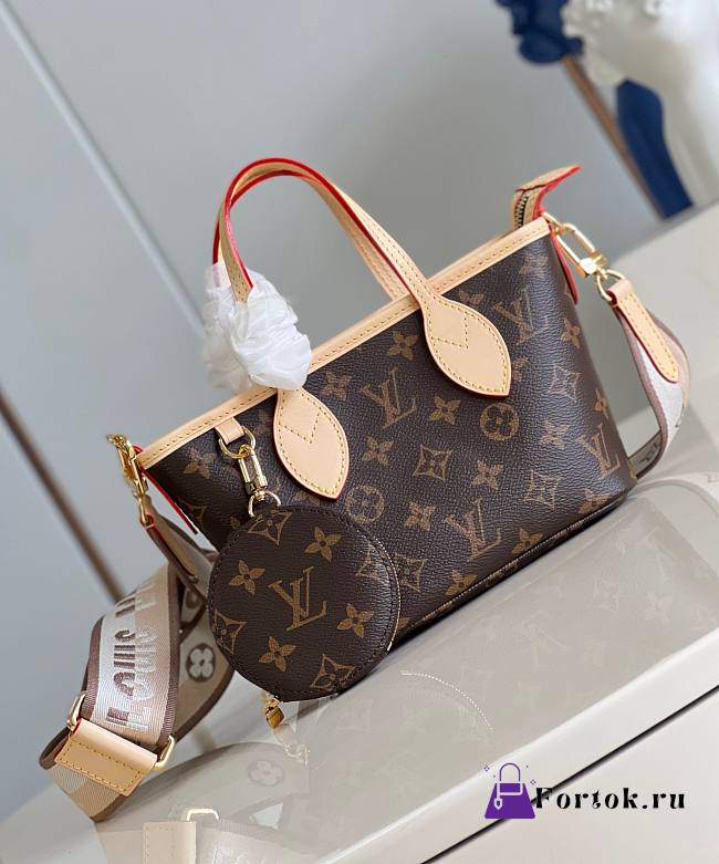 Fortok Louis Vuitton Neverfull BB Handbag M46705 24x14x9cm  - 1