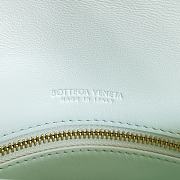 Fortok Bottega Veneta Mini Intrecciato Cross-Body Bag White 19x15x5.5cm - 2