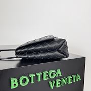 Fortok Bottega Veneta Mini Intrecciato Cross-Body Bag Black 19x15x5.5cm - 5